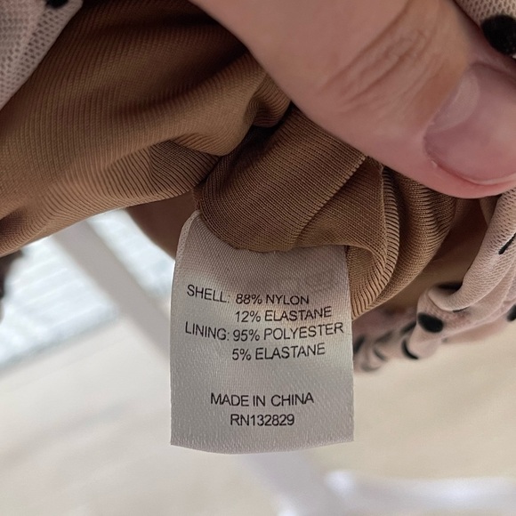 Majorelle Karissa Mini One Shoulder Pink Polka Dot REVOLVE Dress - Size Medium - Picture 6 of 7